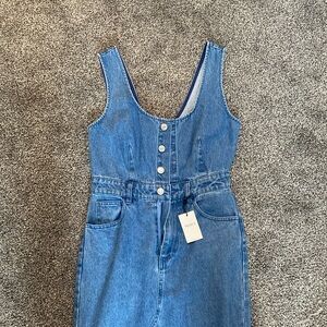 Denim dress